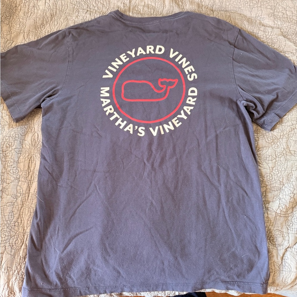 Vineyard Vines Navy Men's Short Sleeve Tee